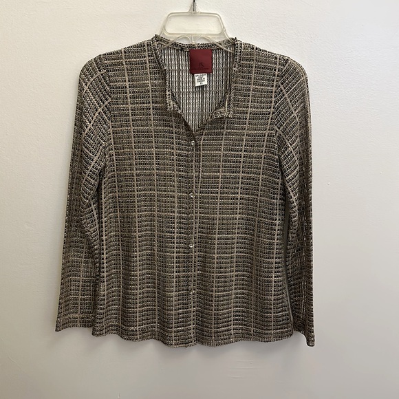 Vintage JS Collection Knit Cocktail Cardigan - Picture 2 of 6